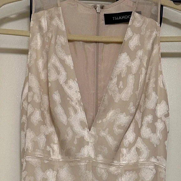 Thakoon 100% Silk Cocktail Dress Pale Pink NWT Size 0 - Picture 7 of 13